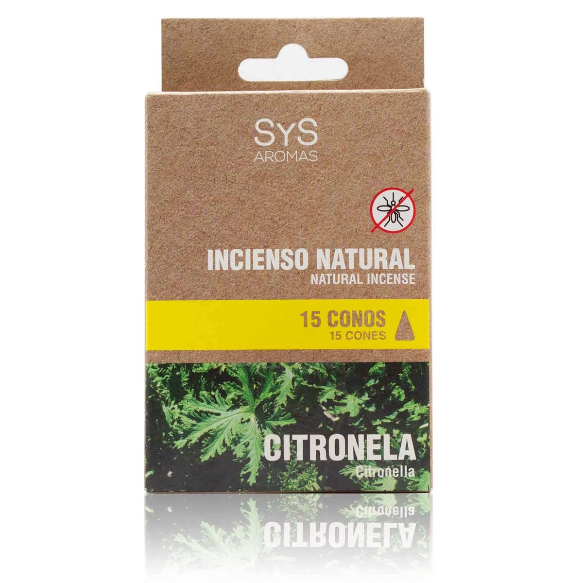 Incienso Natural Canela 15 Conos SYS Aromas