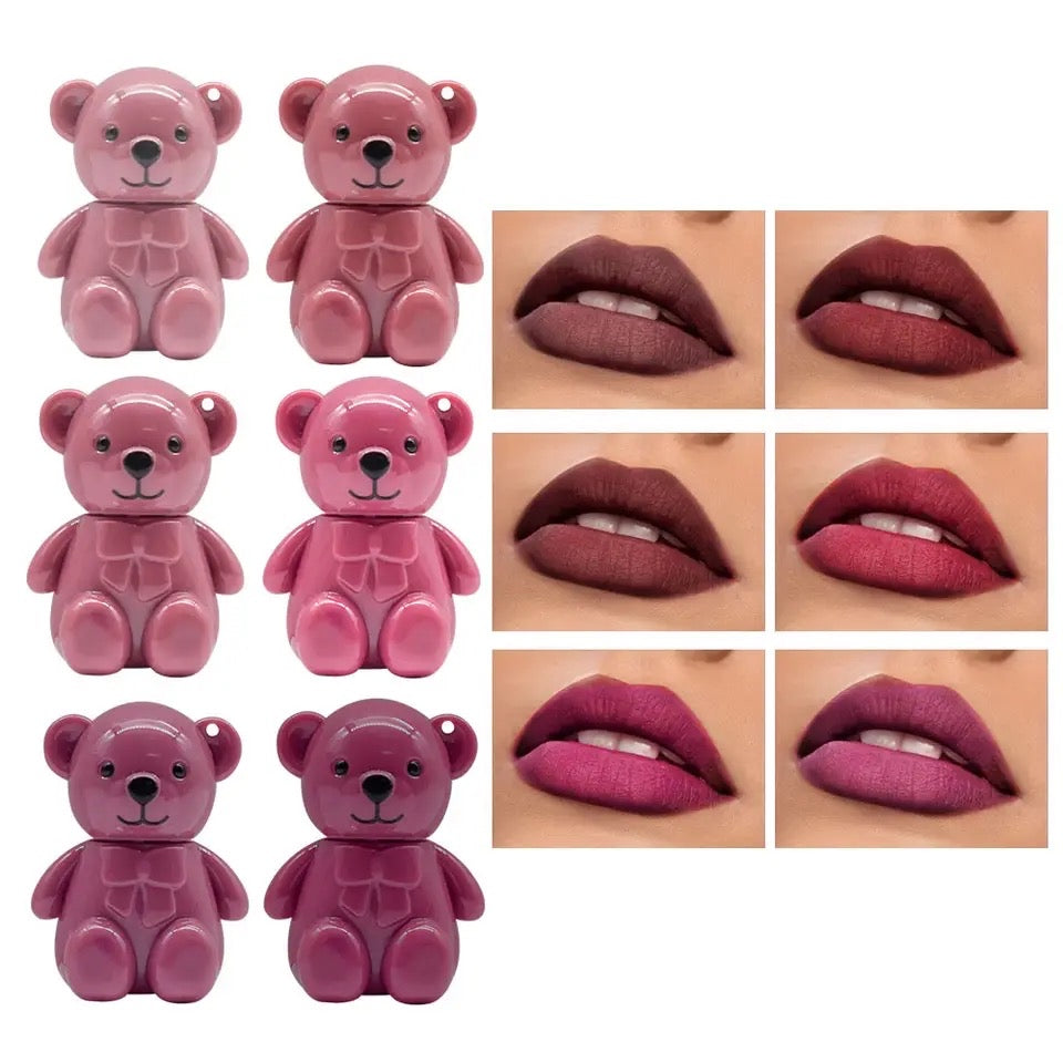 Labial llavero oso