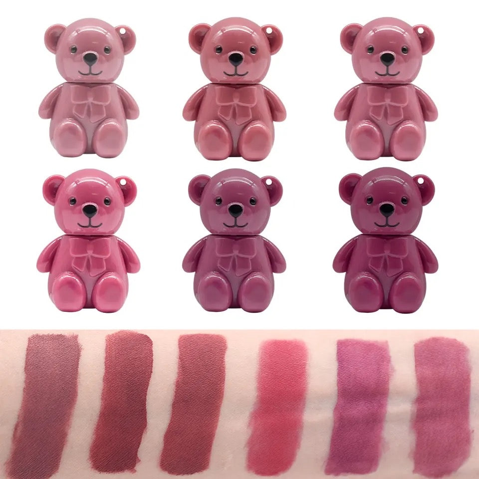 Labial llavero oso