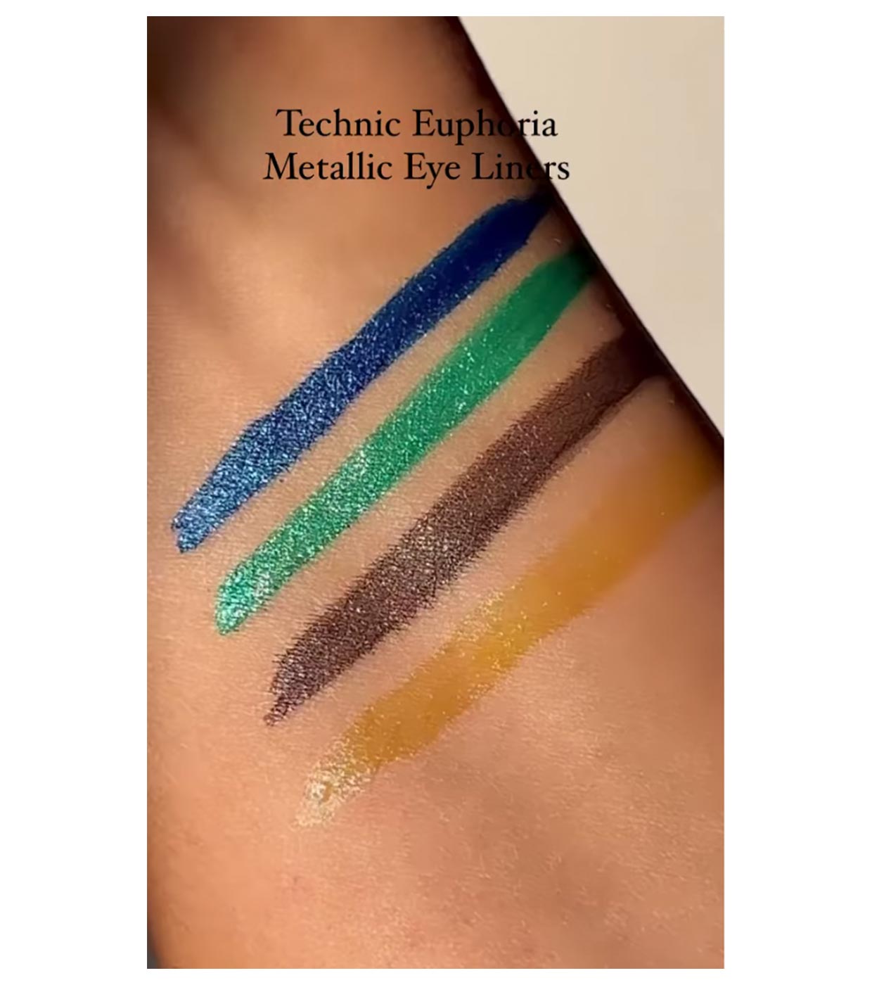 Delineador de ojos líquido metálico Euphoria
