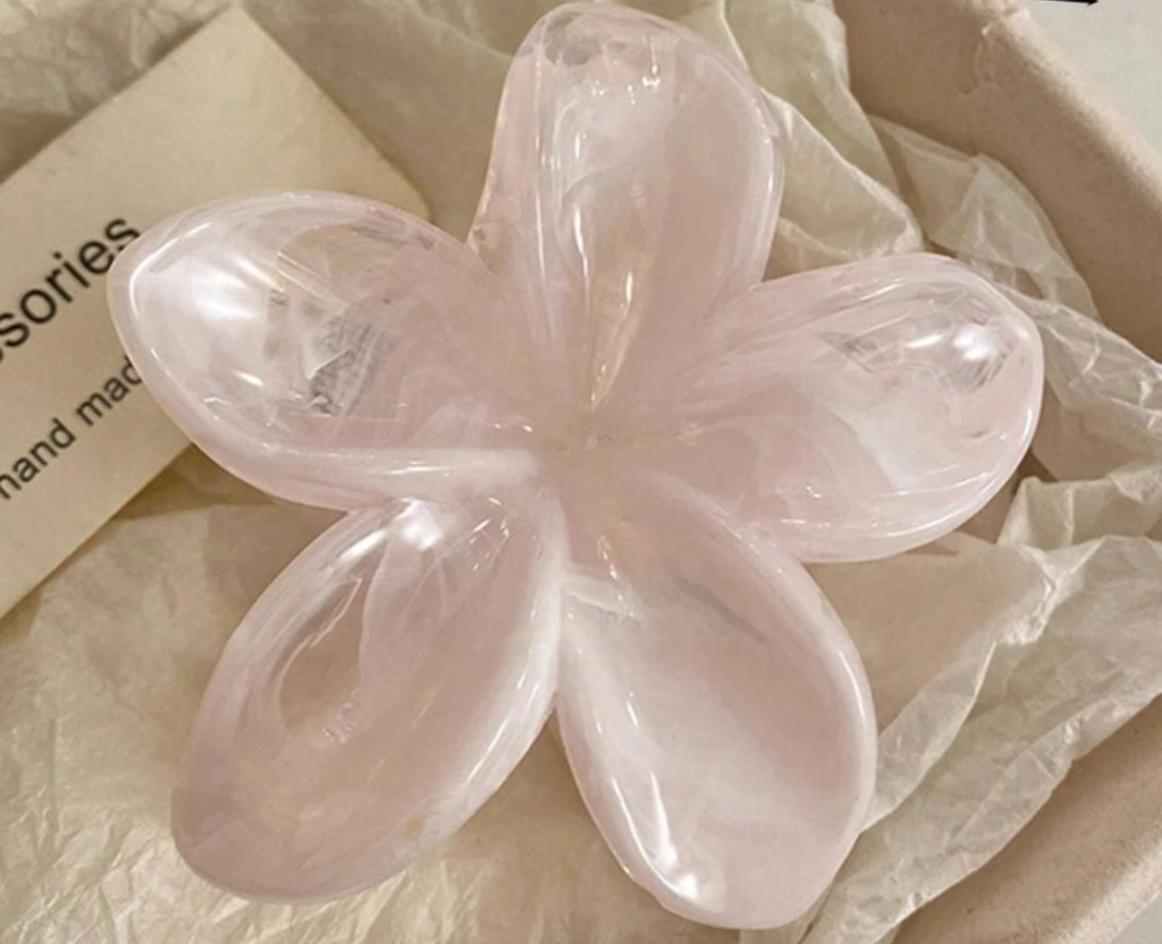 Pinza para el pelo en flor