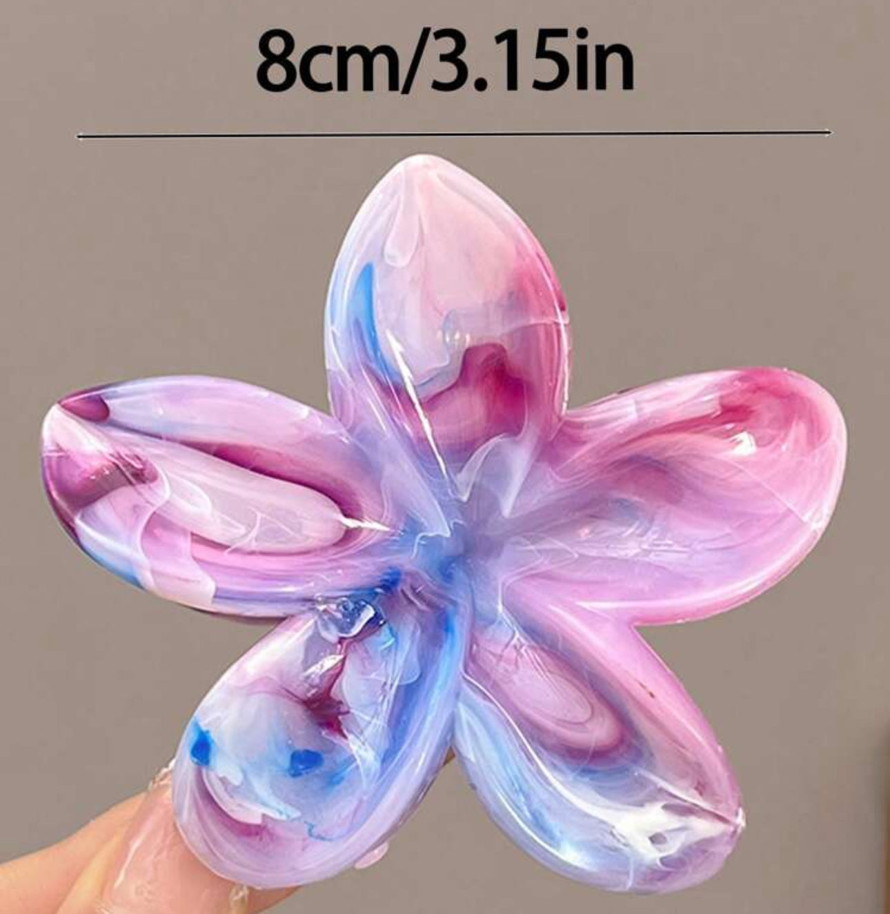 Pinza para el pelo en flor
