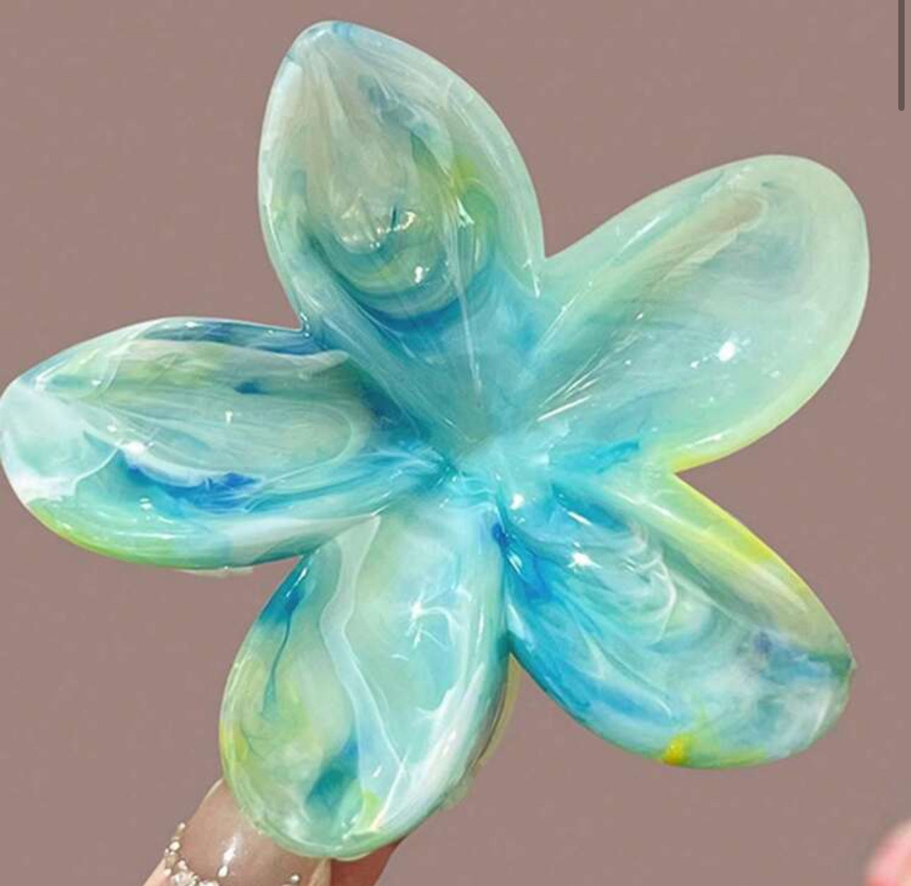 Pinza para el pelo en flor