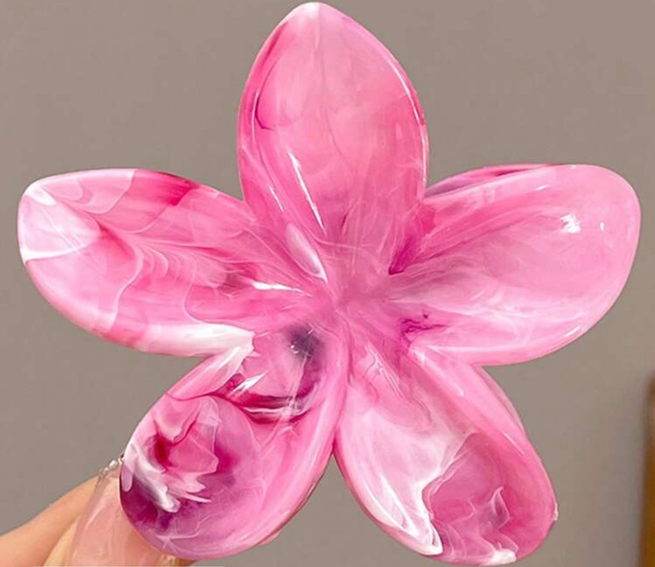 Pinza para el pelo en flor