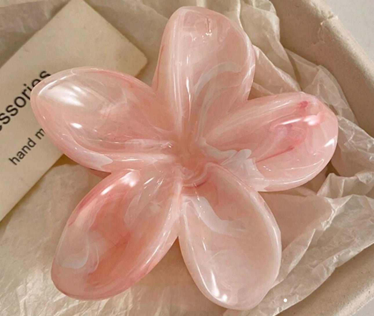 Pinza para el pelo en flor