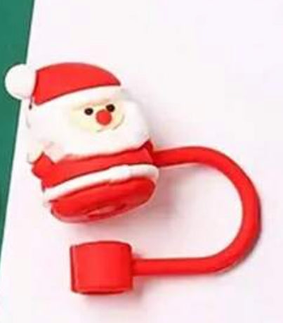 Tapa pajitas navideño