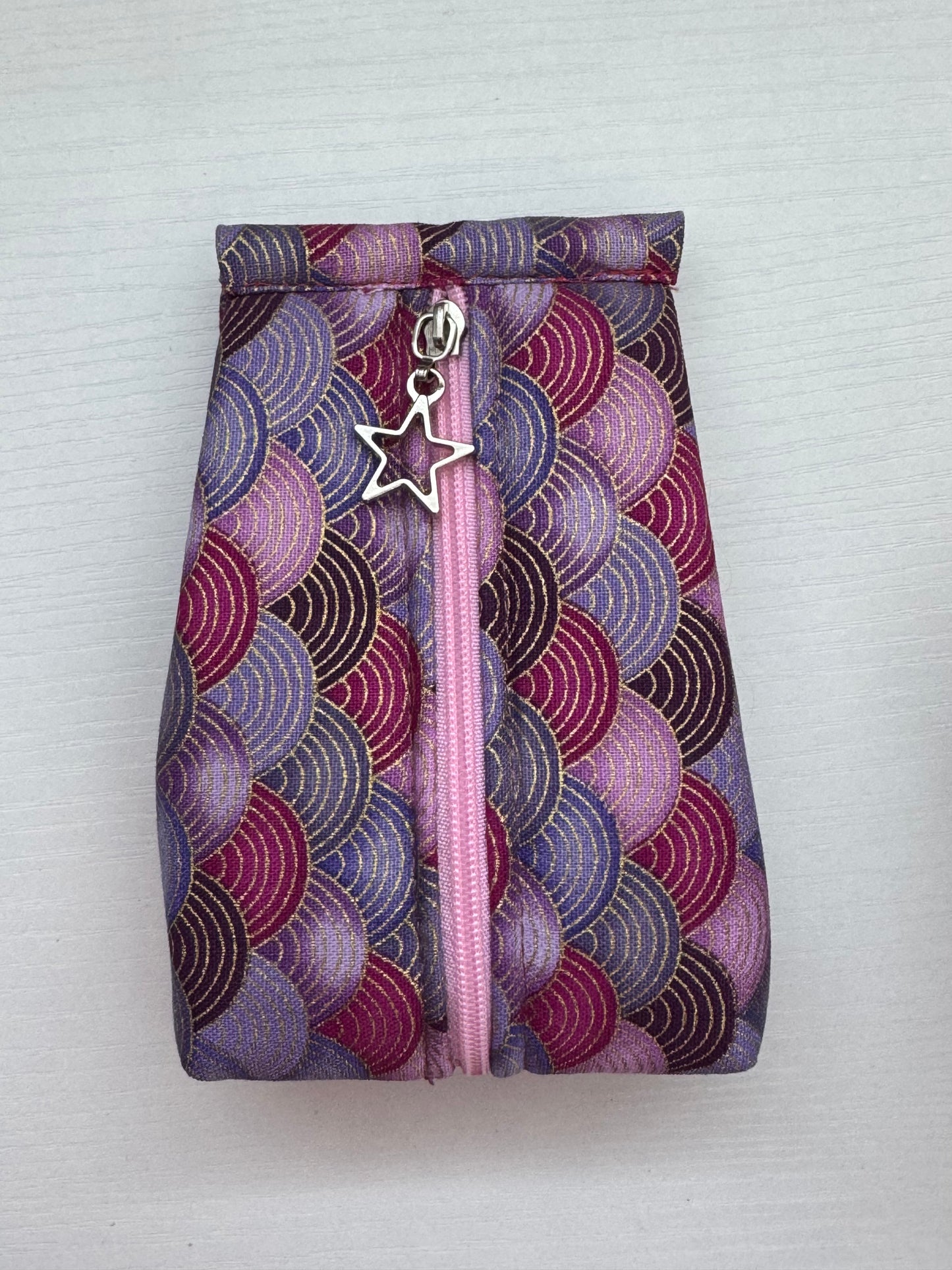Porta llaves con cremallera - Hecho a mano