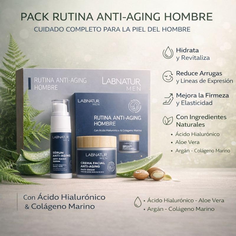 Pack Rutina Anti-Aging Hombre - Labnatur