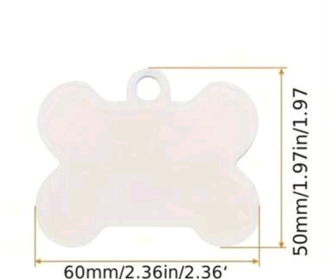 Placas para mascotas personalizable