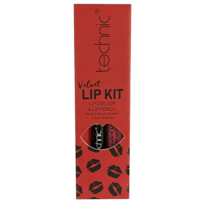 Perfilador de Labios + Labial Líquido Velvet Lip Kit