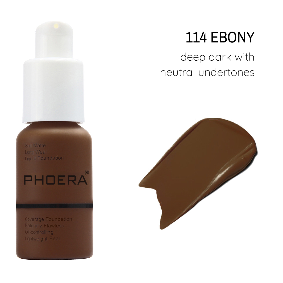 Base Liquid Matte - Phoera Makeup Europe