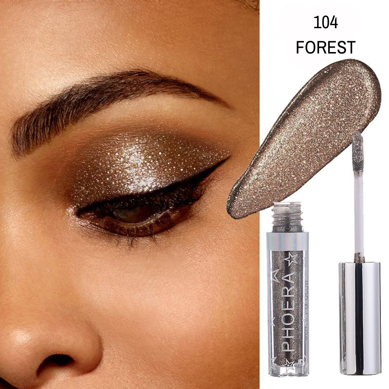 Sombra Líquida - GLITTER & GLOW - Phoera Makeup Europe