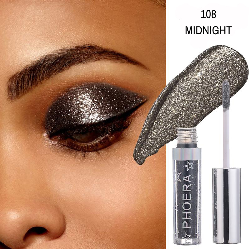 Sombra Líquida - GLITTER & GLOW - Phoera Makeup Europe