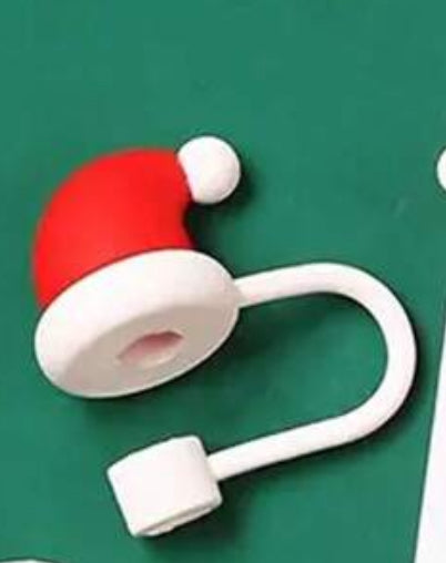 Tapa pajitas navideño