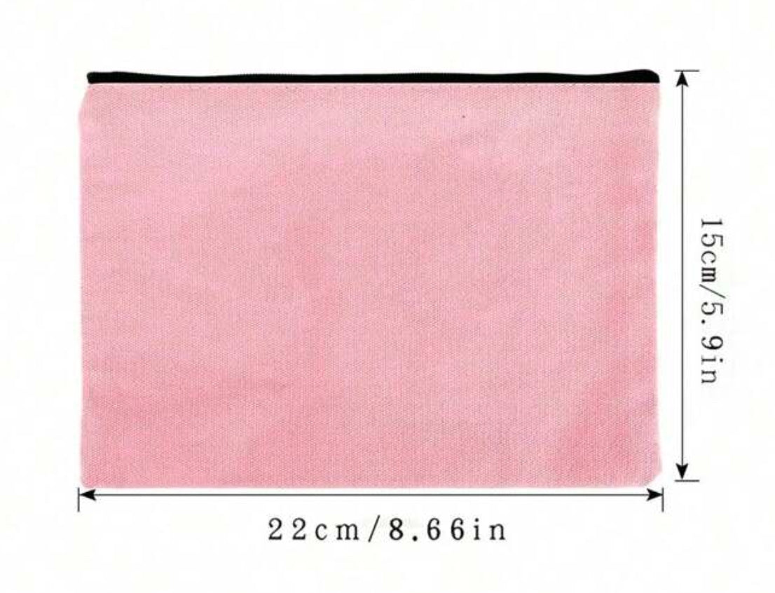 Bolsa de lona con cremallera
