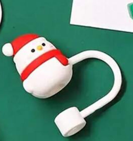 Tapa pajitas navideño