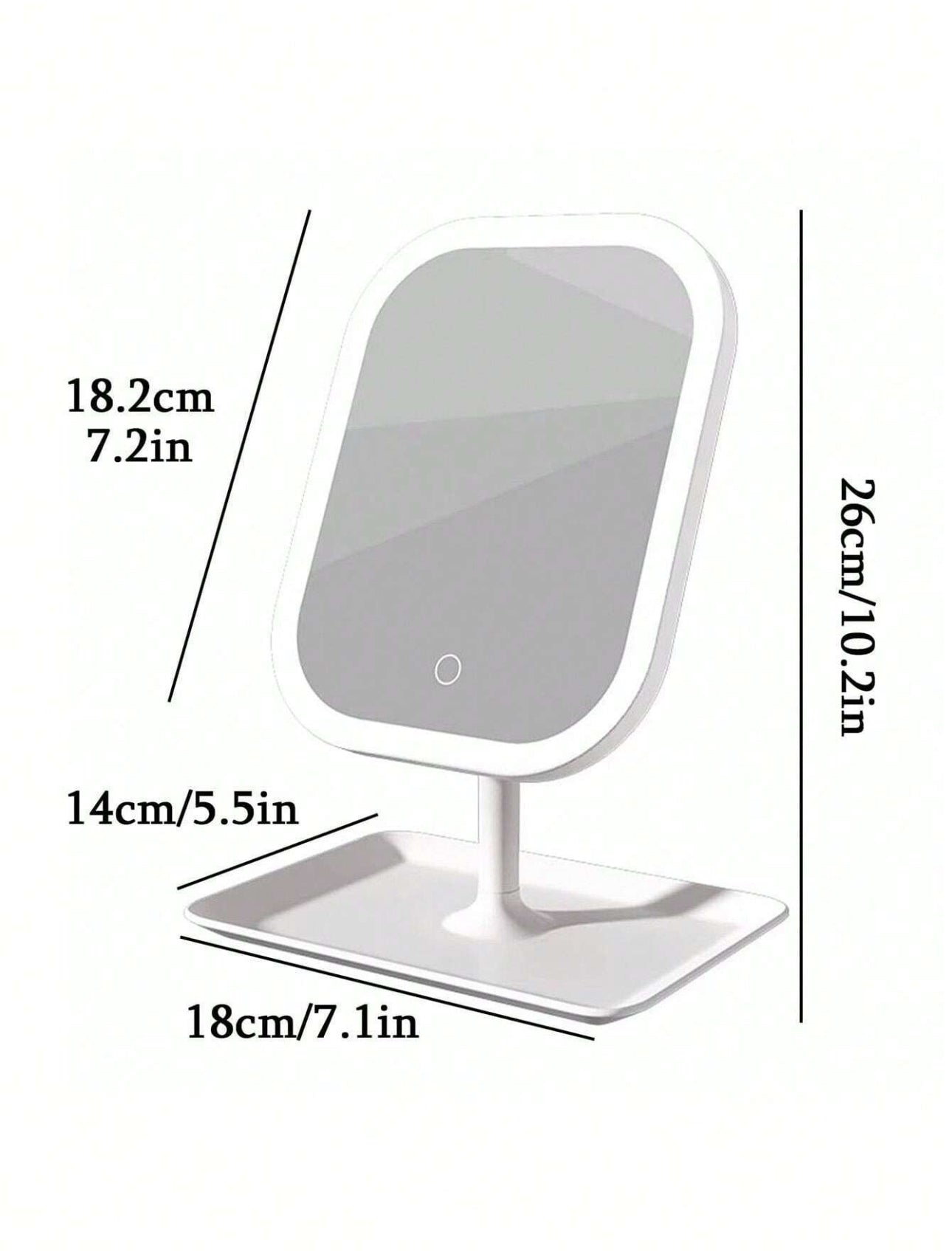 Espejo con luz led