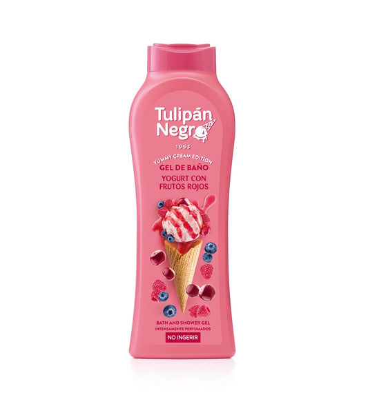 Gel de baño 650ml - Yogurt con Frutos Rojos- Tulipan