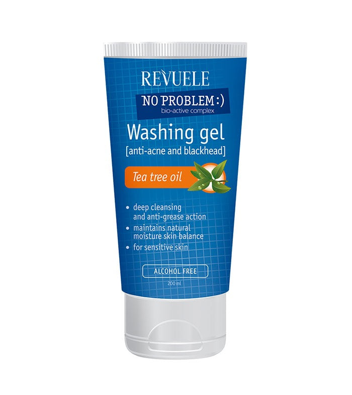 Gel Limpiador 3 en 1 Arbol de te - No Problem- Pieles con tendencia acneica y grasas