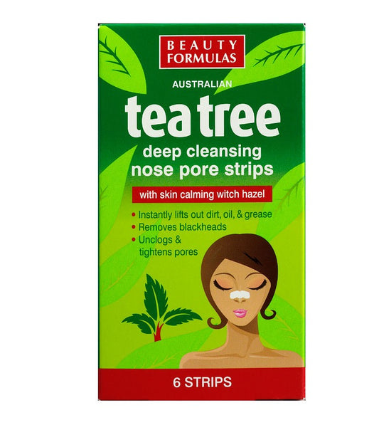 Tiras Limpiadoras de Poros Tea Tree - Beauty fórmulas
