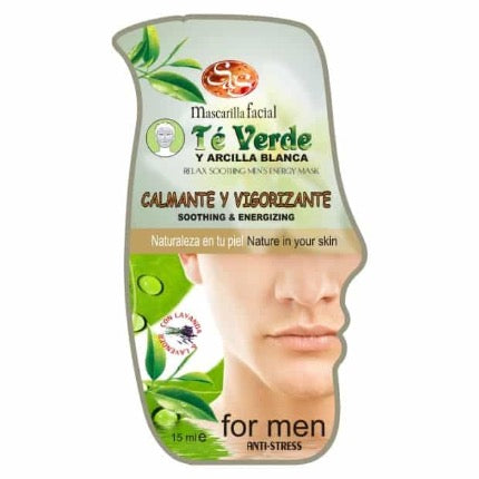 Mascarilla Facial Te Verde y Arcilla Hombre 15ml SYS