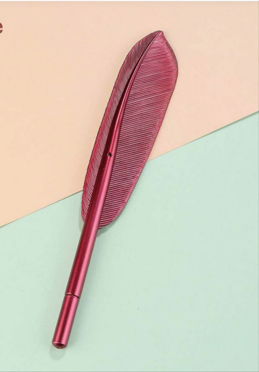 Boligrafo pluma (Color aleatorio)