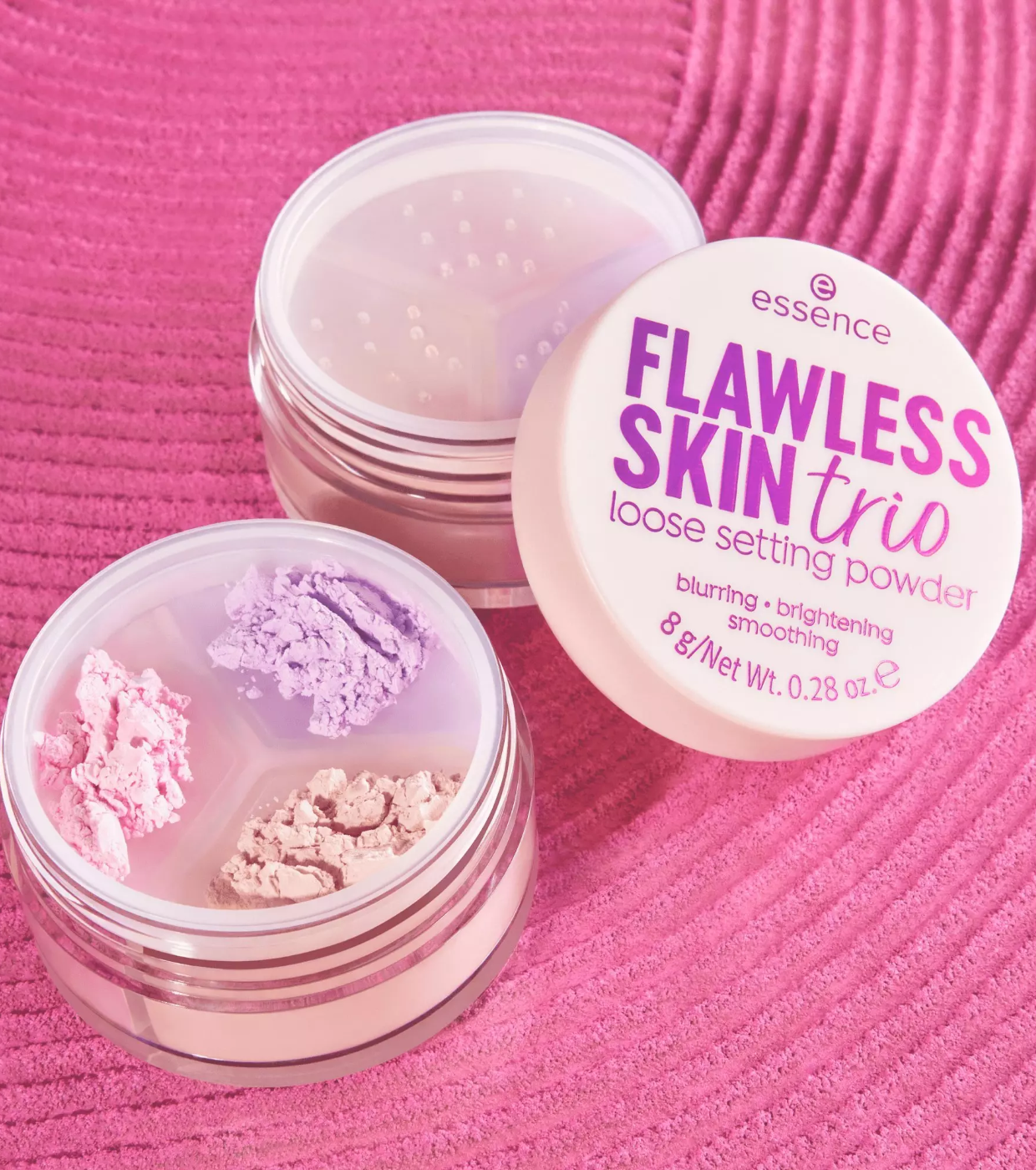 essence
Polvos sueltos fijadores Flawless Skin Trío