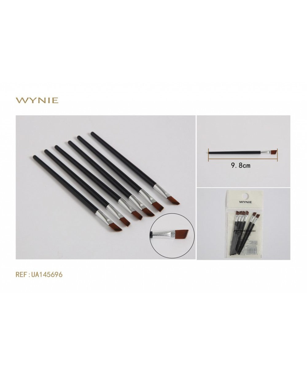 Pincel para Eyeliner (Pack de 6)