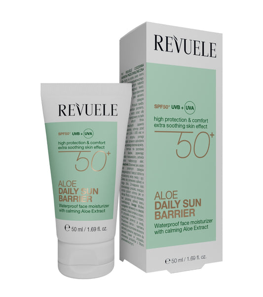 Revuele
Protector solar diario con Aloe Vera SPF50+