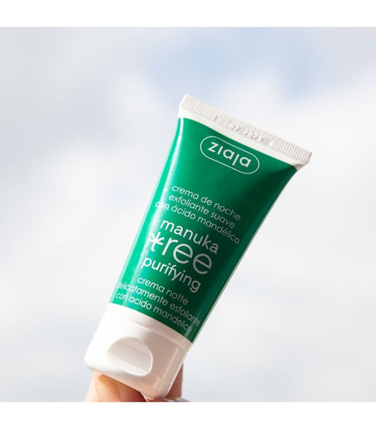 MANUKA Crema facial de noche para piel mixta o grasa - Ziaja