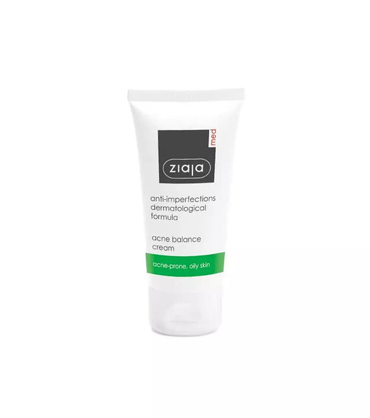 Ziaja Med - Anti-imperfecciones - Crema facial para piel grasa o tendencia acneica