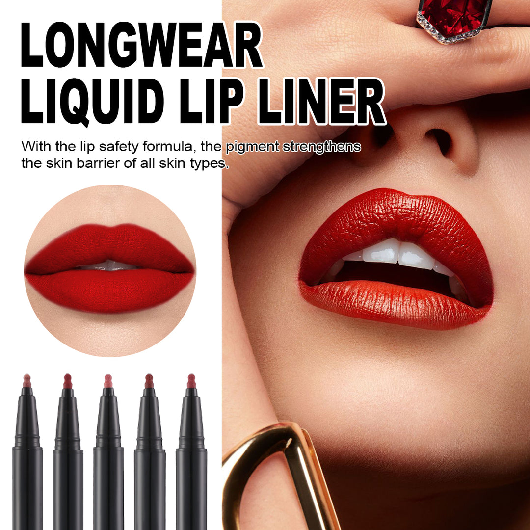 Delineador de labios líquido de larga duración
