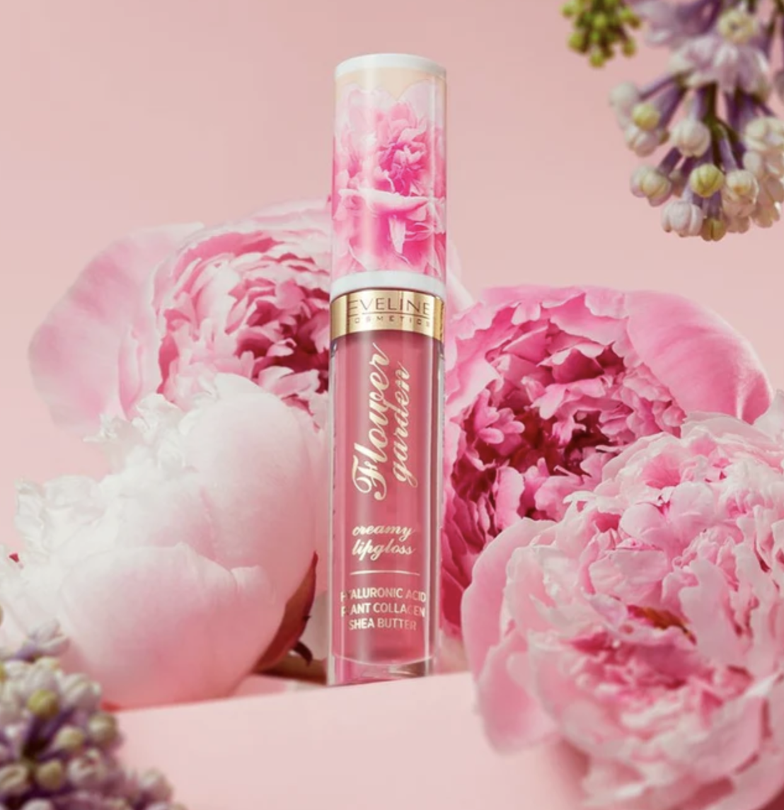 Flower Garden Creamy Lip Gloss - Eveline Cosmetics