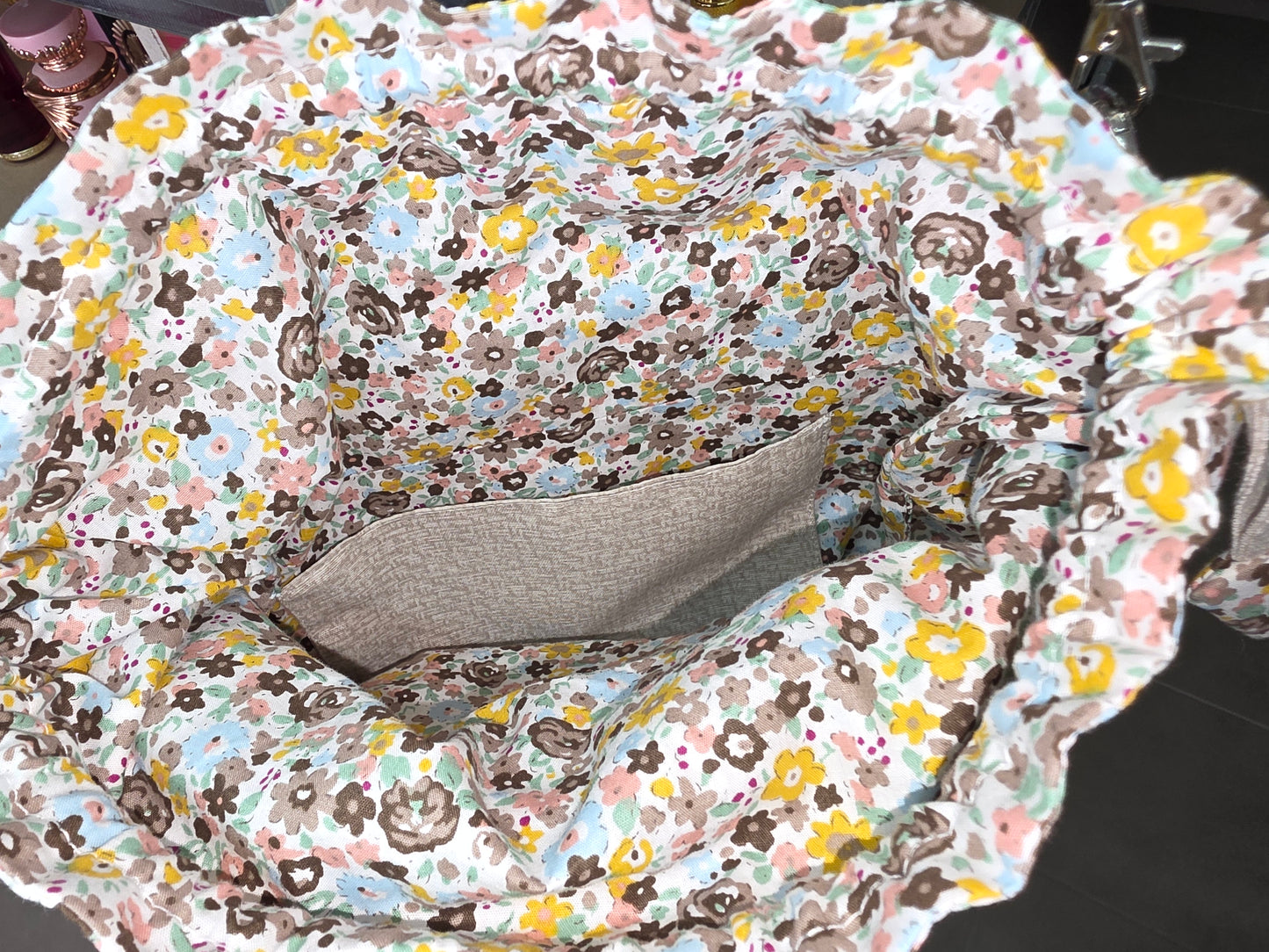 Bolso limosnera con asa ajustable - Hecho a mano