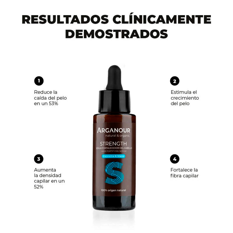 Strength - Sérum Fortalecedor del Cabello - Arganour
