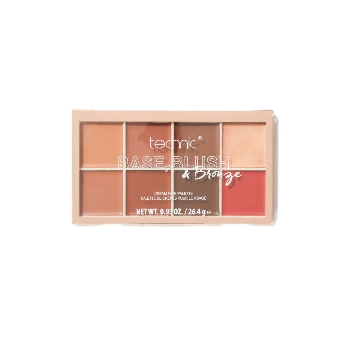 Technic
Base, Blush & Bronze Paleta de Rostro Base, Colorete y Bronceador