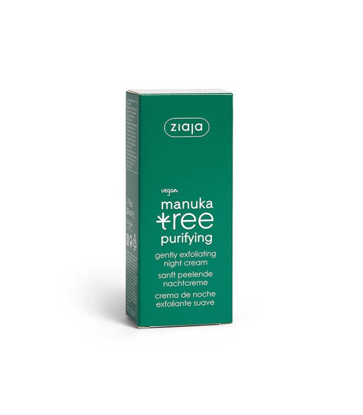 MANUKA Crema facial de noche para piel mixta o grasa - Ziaja
