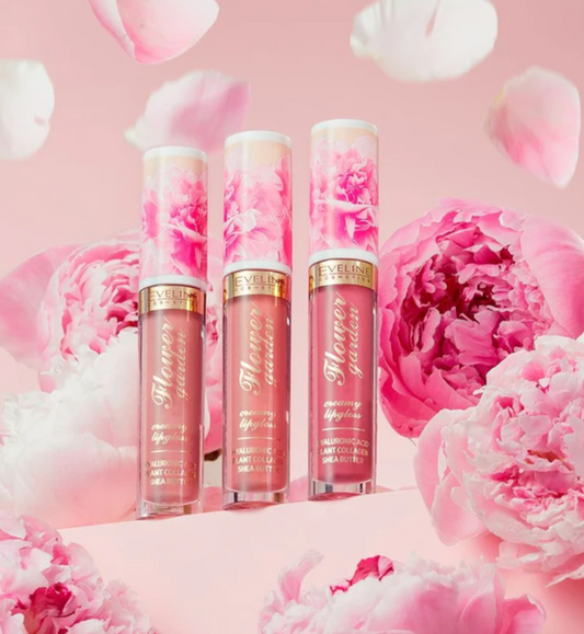 Flower Garden Creamy Lip Gloss - Eveline Cosmetics