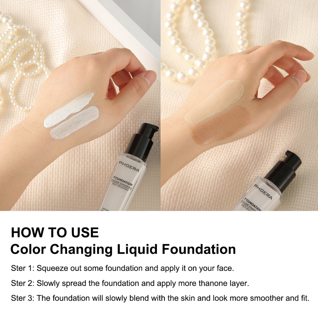 Base de maquillaje líquida - ajustable al color
