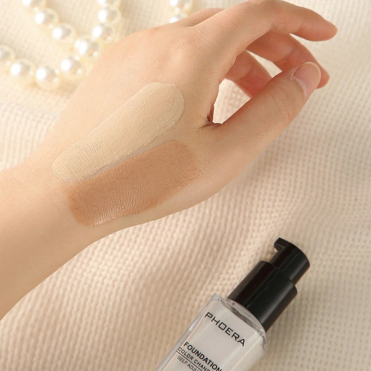 Base de maquillaje líquida - ajustable al color