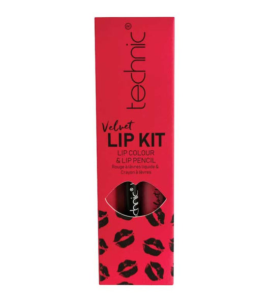 Perfilador de Labios + Labial Líquido Velvet Lip Kit